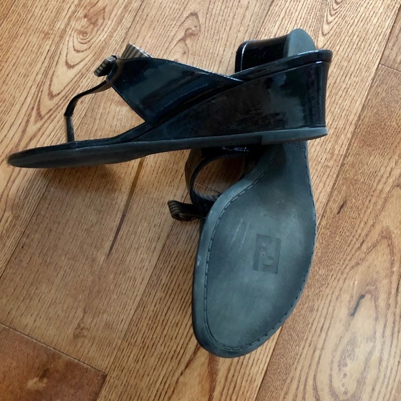 Fendi sandals wedges - Picture 3 of 4